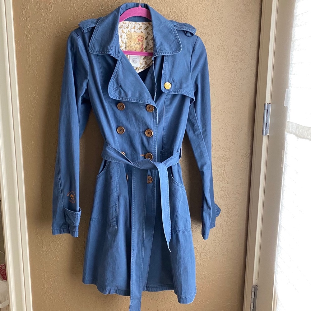Billabong Double Breasted Trench Coat